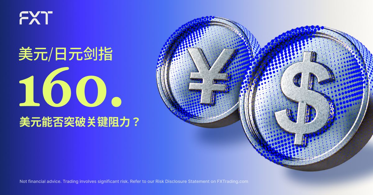 美元/日元剑指160：美元能否突破关键阻力？